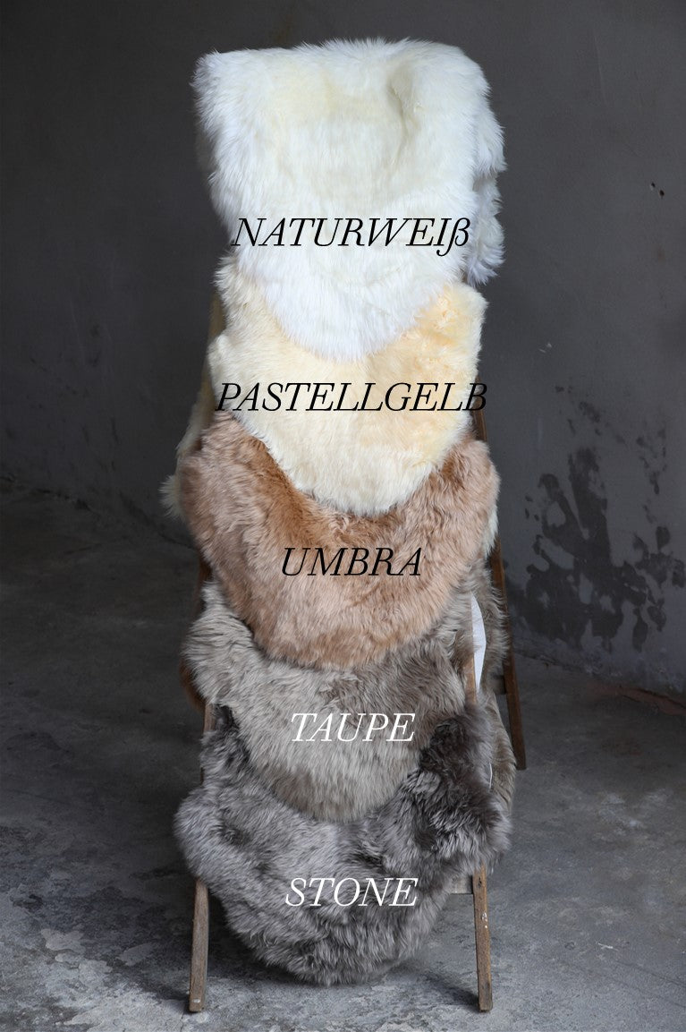 Lammfell Taupe (grau braun)