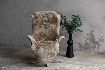 2er Lammfell Taupe (Grau, Braun)