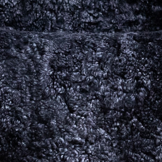 2er Lammfell Curly - Graphit - (geschoren gelockt curly)