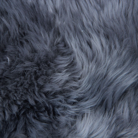 Lammfelldecke ca. 70 x 140 cm Grau/Anthrazit