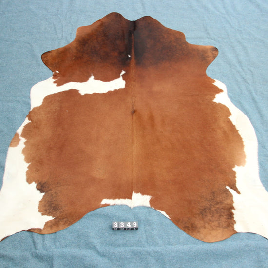 Kuhfell Schwarz Braun Weiß gepunktet (3349)