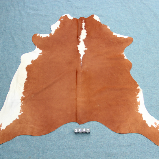 Kuhfell Braun Weiß gepunktet (2647)