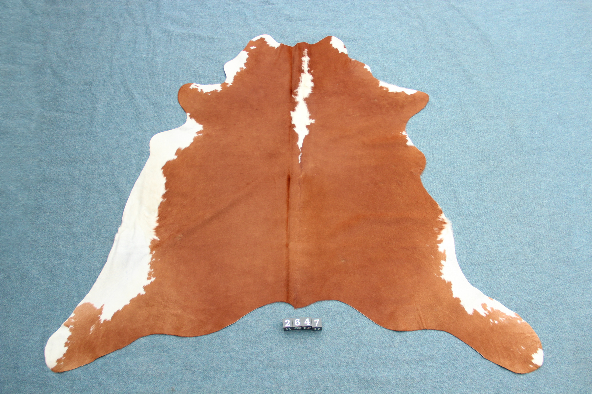Kuhfell Braun Weiß gepunktet (2647)