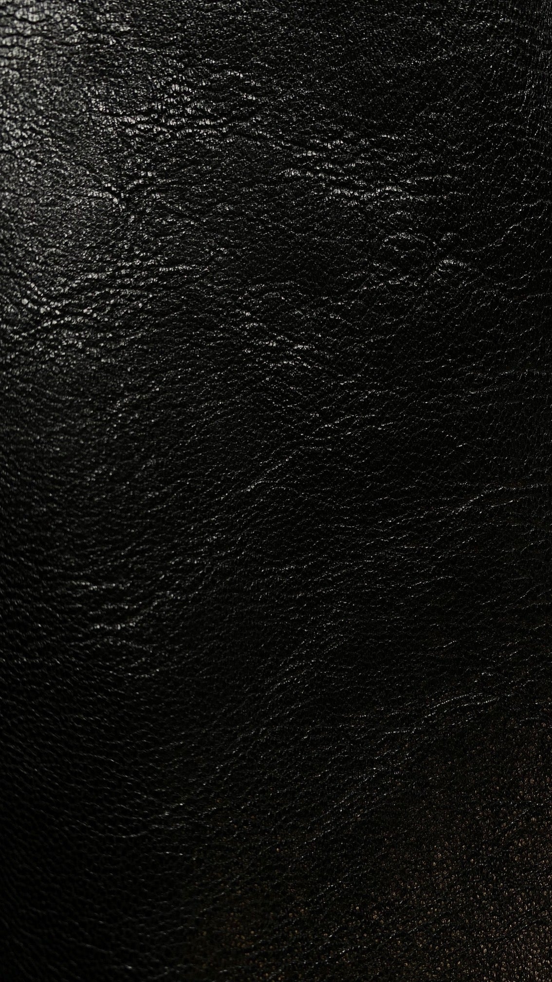 Ziegenleder Nappa schwarz (mit Fehlern)