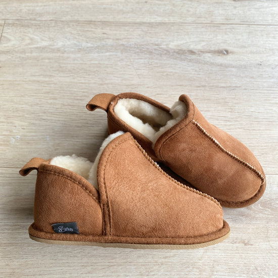 Lammfell Hausschuhe Lian l Braun l Gr. 37-42