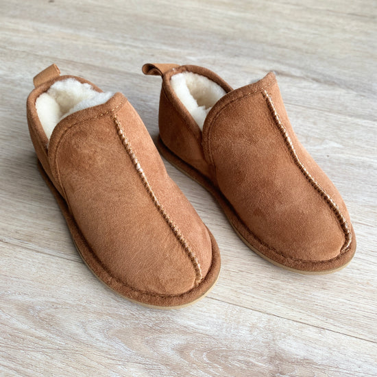 Lammfell Hausschuhe Lian l Braun l Gr. 37-42