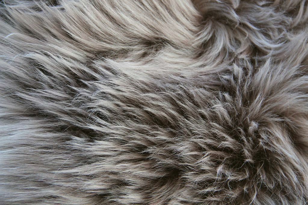 Lammfell Stone (grau, braun)