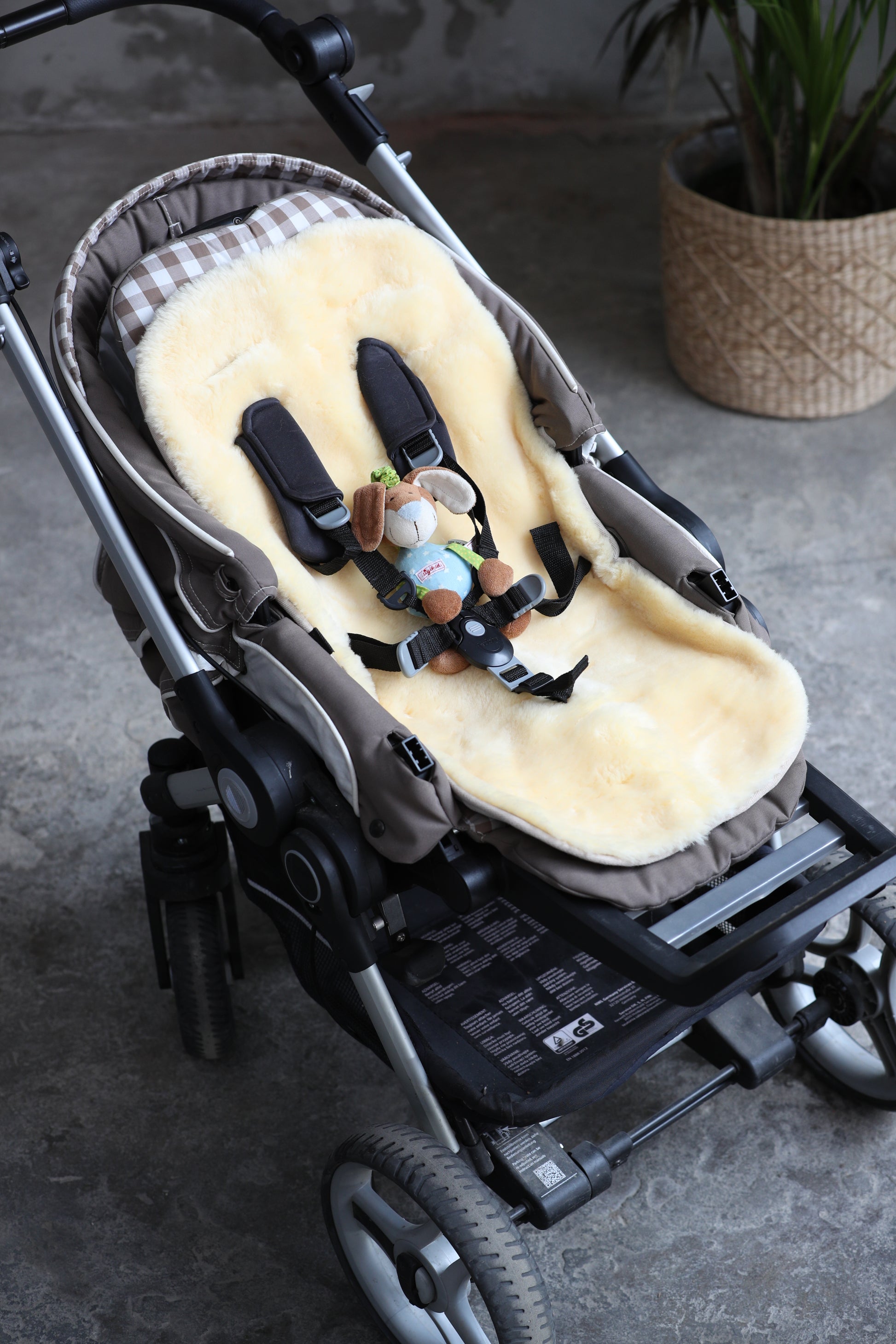 Lammfell Kinderwageneinlage
