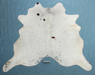 Kuhfell Schwarz Braun Weiß gesprenkelt (3246)
