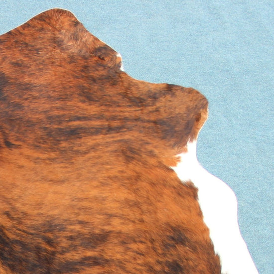 Kuhfell Schwarz Braun Weiß getigert (3423)