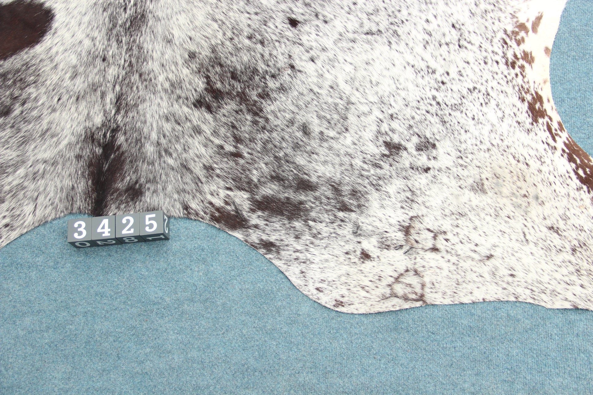 Kuhfell Grau Schwarz Braun Weiß Salz&Pfeffer (3425)