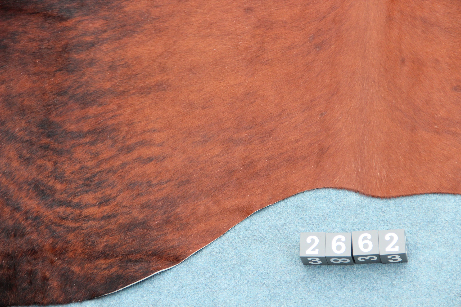 Kuhfell Braun Schwarz getigert (2662) 2-3 qm