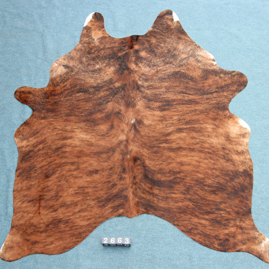 Kuhfell Braun Schwarz getigert (2663) 2-3 qm