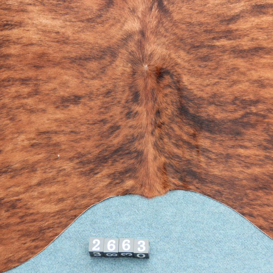 Kuhfell Braun Schwarz getigert (2663) 2-3 qm