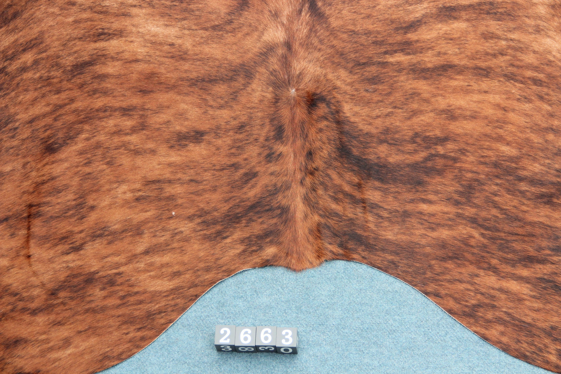 Kuhfell Braun Schwarz getigert (2663) 2-3 qm