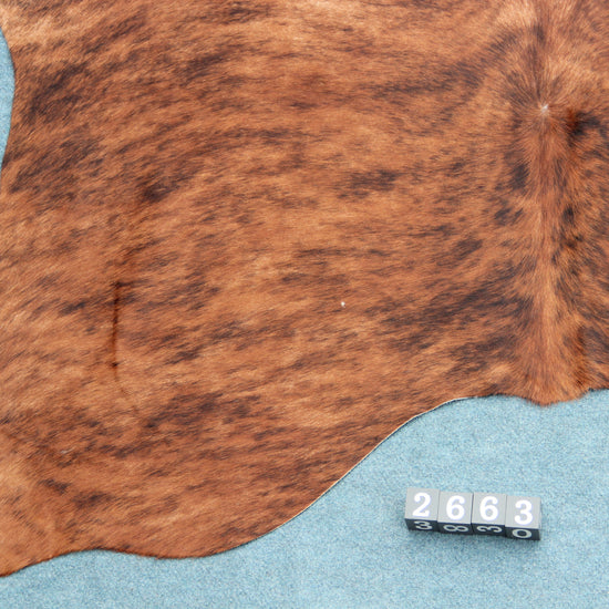 Kuhfell Braun Schwarz getigert (2663) 2-3 qm
