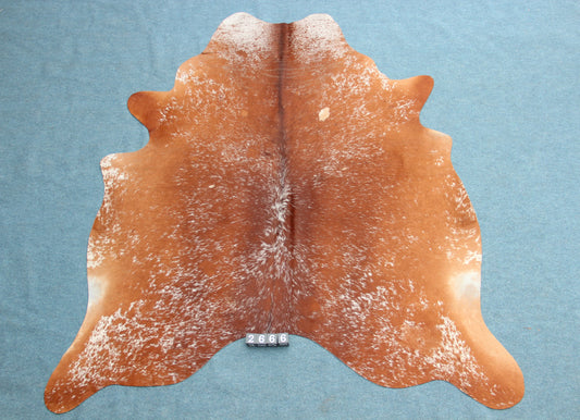 Kuhfell Braun Weiß Salz&Pfeffer (2666) 2-3 qm