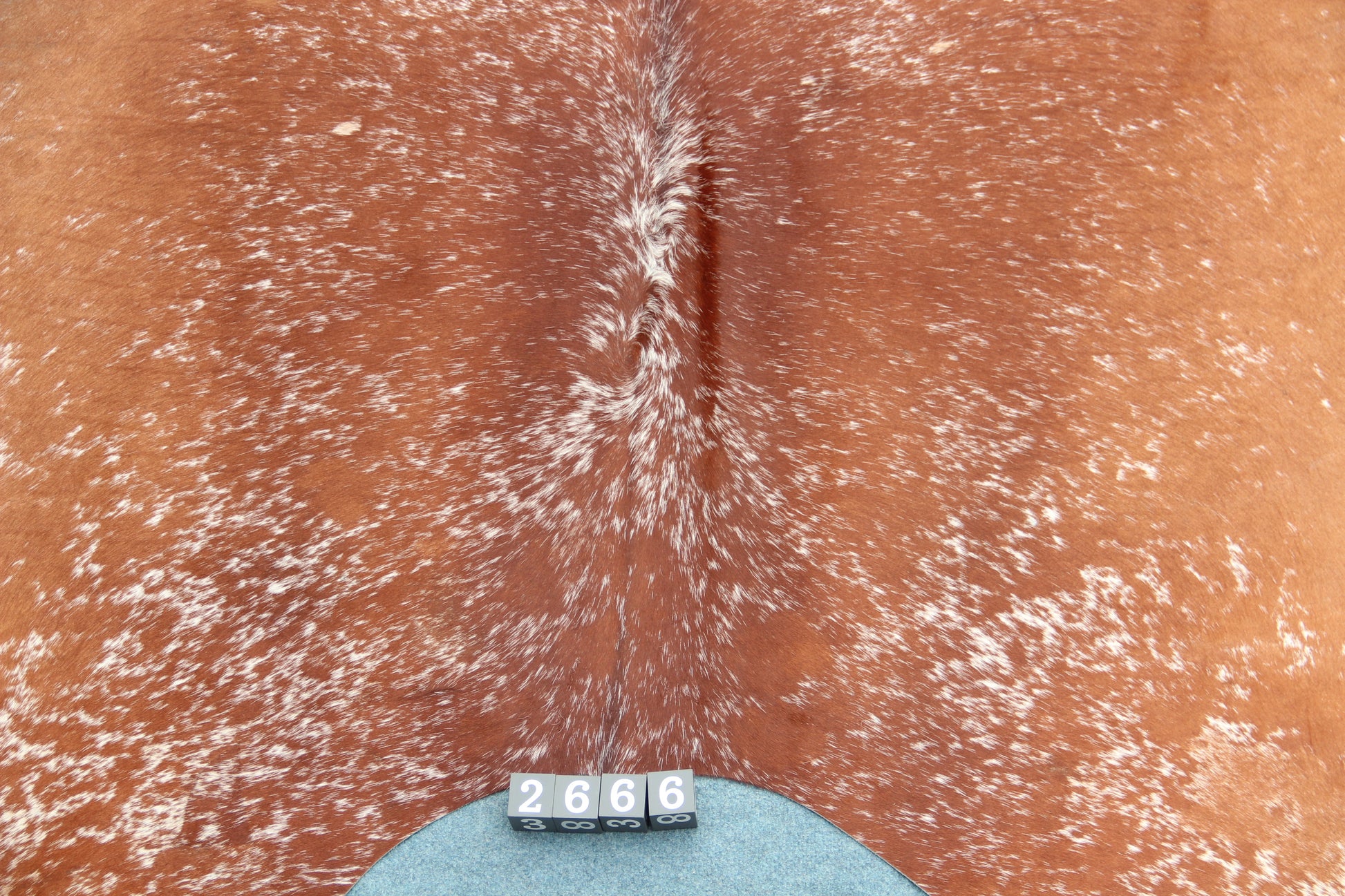 Kuhfell Braun Weiß Salz&Pfeffer (2666) 2-3 qm