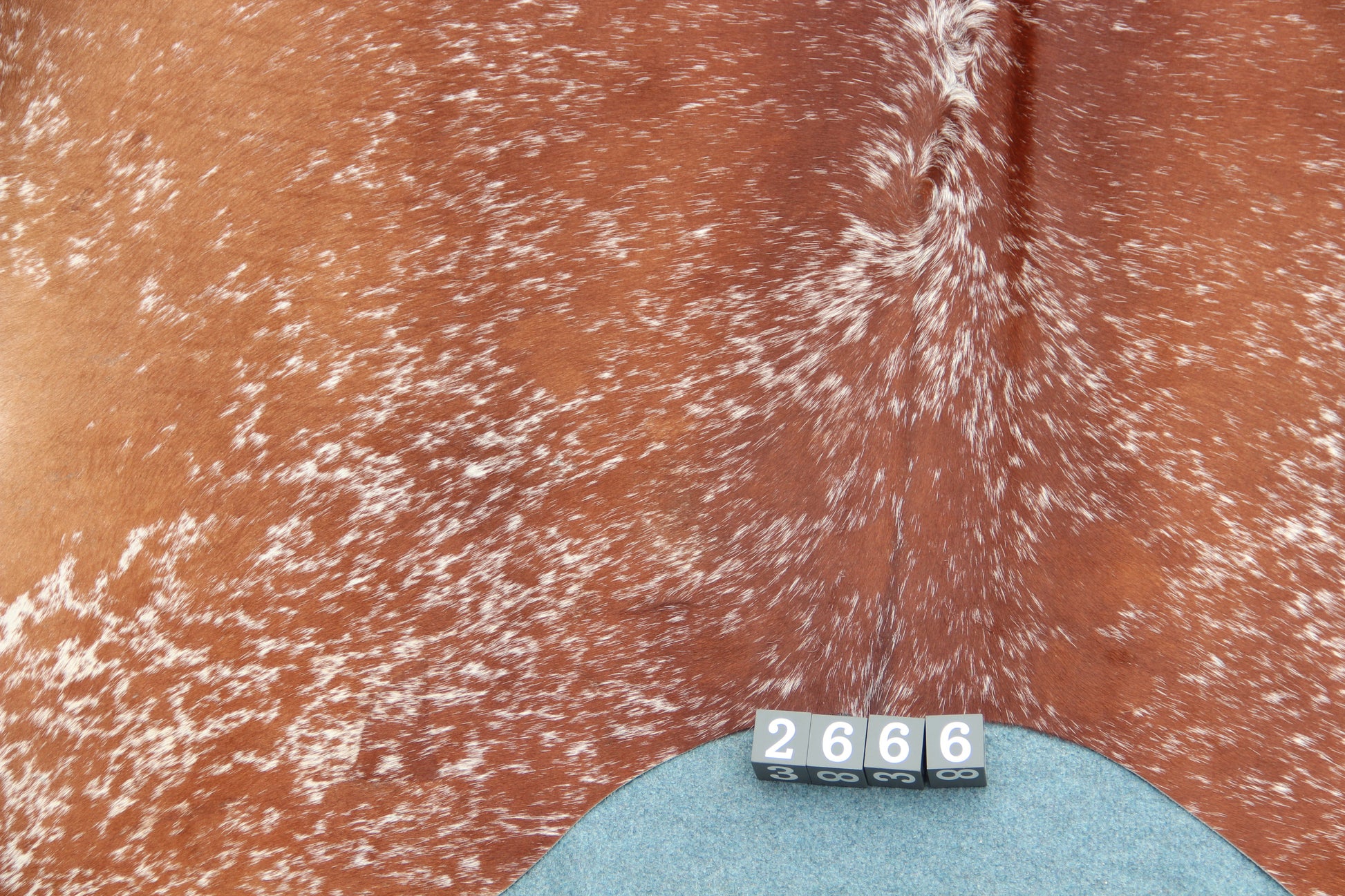 Kuhfell Braun Weiß Salz&Pfeffer (2666) 2-3 qm