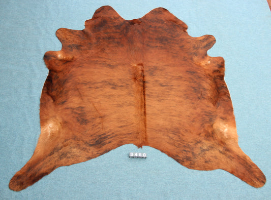 Kuhfell Schwarz Braun getigert (3450) 3 -4 qm