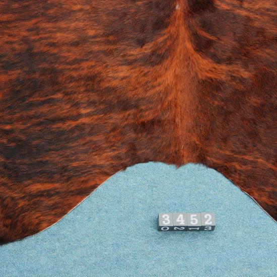 Kuhfell Schwarz Braun getigert (3452) 3 -4 qm