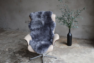 1,5er Lammfell Anthrazit