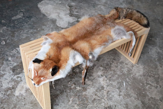 Weiches Rotfuchswinterfell  Ökologisch gegerbt (aus Deutschland)