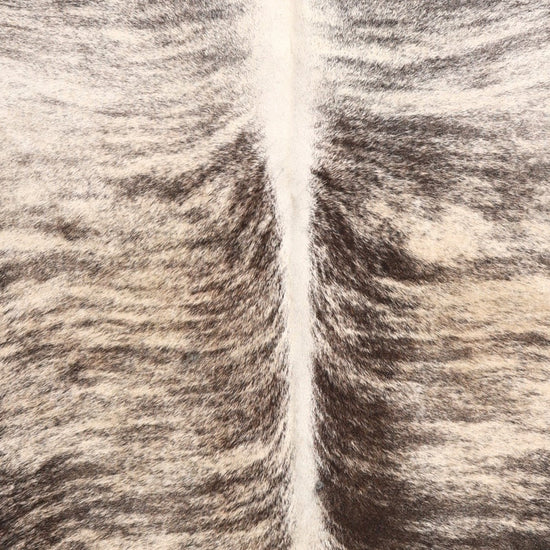 Kuhfell Grau Beige Weiß getigert (1394)