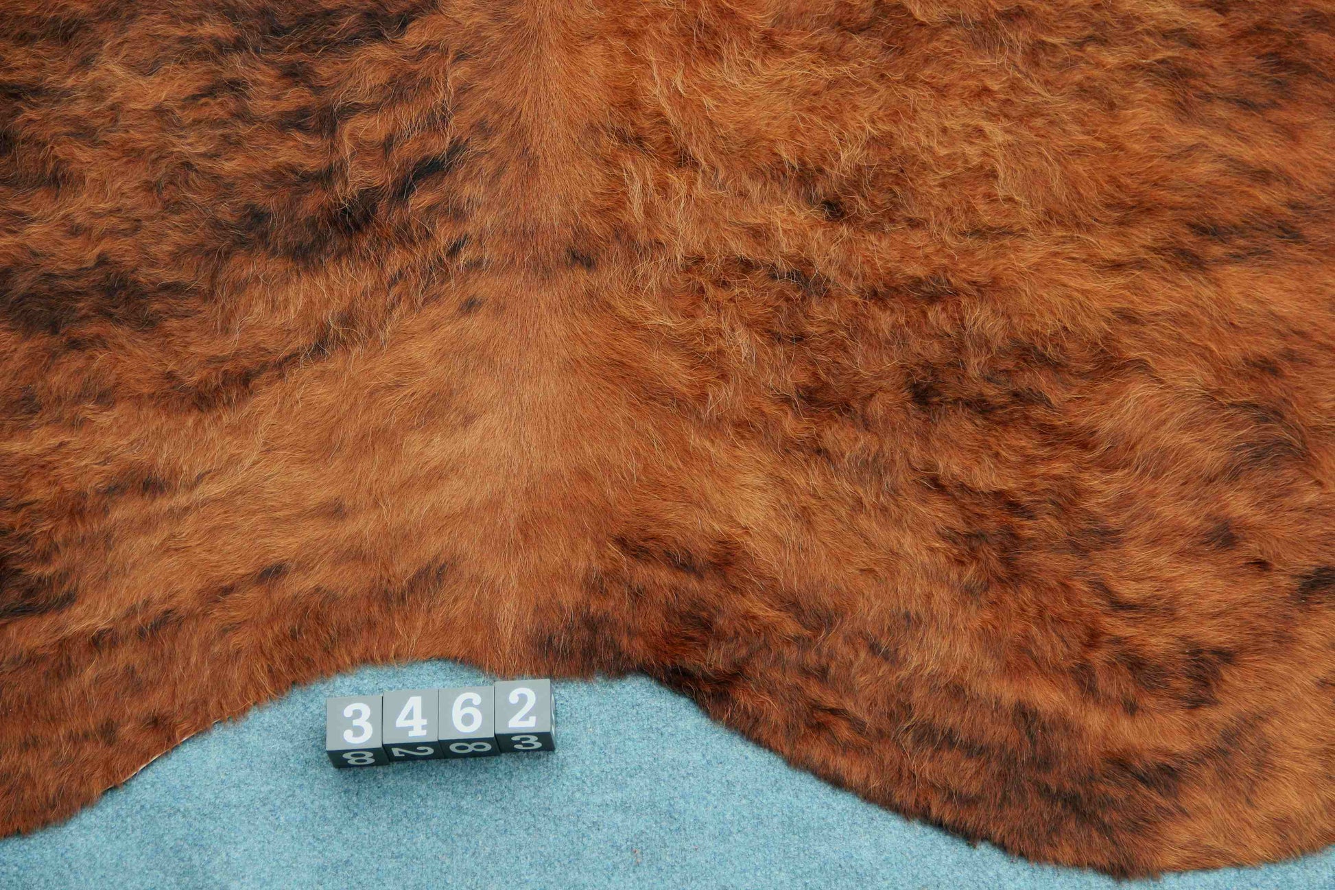 Kuhfell Schwarz Braun Weiß getigert (3462) 3 -4 qm