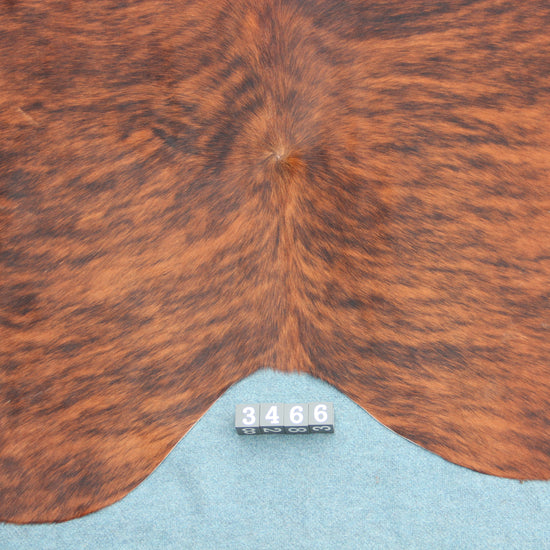 Kuhfell Schwarz Braun Weiß getigert (3466) 3 -4 qm