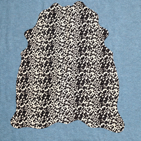 Kuhfell Schwarz Weiß (1415) bedruckt