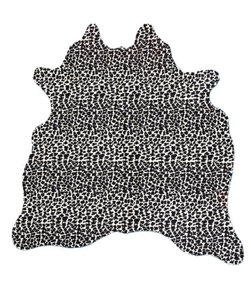 Kuhfell Schwarz Weiß (1414) bedruckt