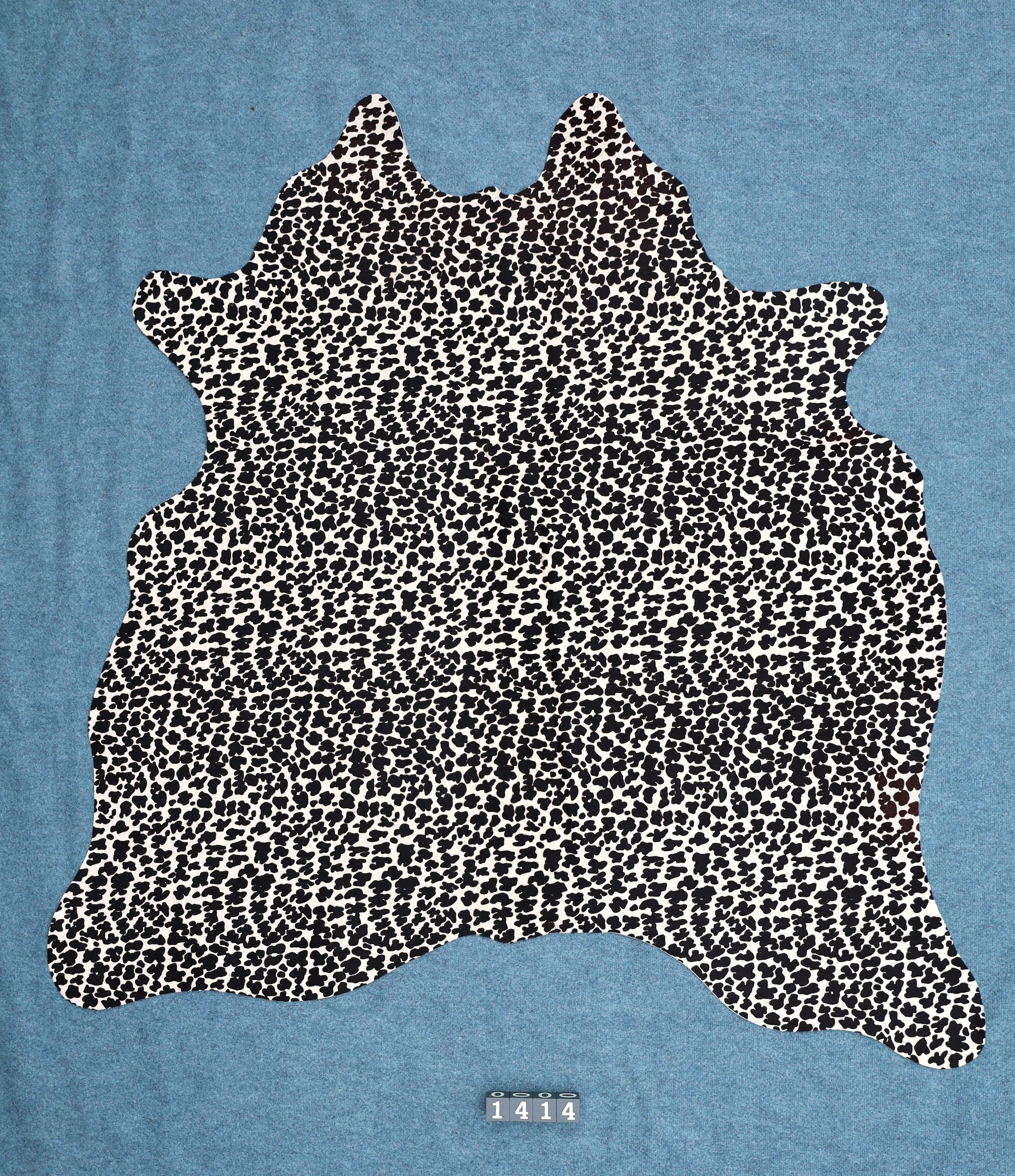 Kuhfell Schwarz Weiß (1414) bedruckt