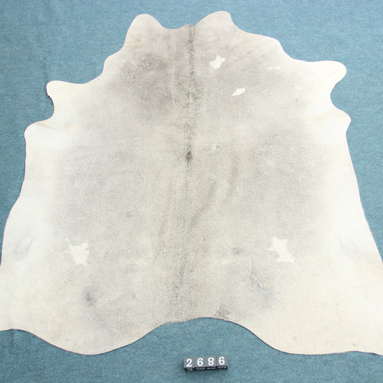 Kuhfell Grau Weiß (2686) 2-3 qm
