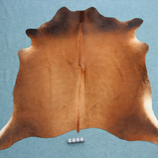 Kuhfell Braun Weiß (2696) 2-3 qm