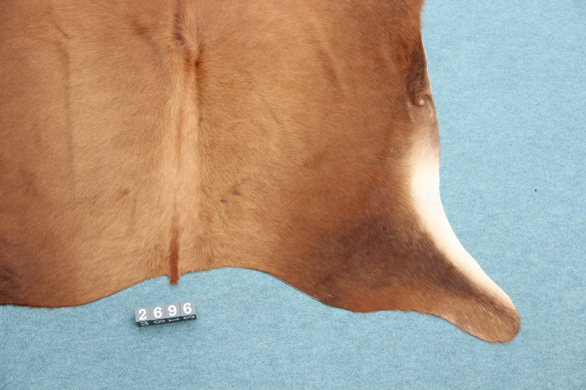 Kuhfell Braun Weiß (2696) 2-3 qm