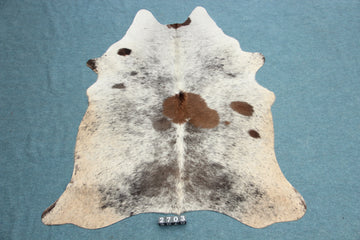 Kuhfell Grau Braun Schwarz Weiß (2703) 2-3 qm