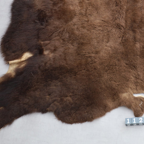 Hochwertiges Bisonfell  Einzigartiges Naturprodukt (ca. 230 x 218 cm) Nr. 112