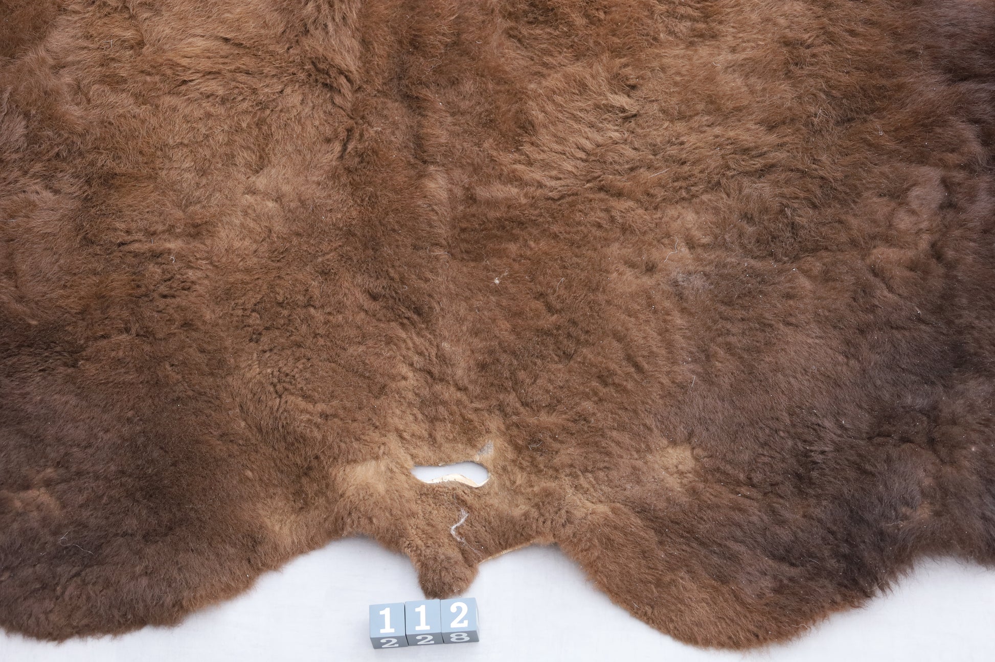 Hochwertiges Bisonfell  Einzigartiges Naturprodukt (ca. 230 x 218 cm) Nr. 112