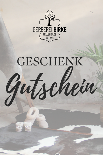 Geschenkgutschein Fellshop